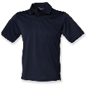 Polo Henbury Coolplus S/S Mens Navy