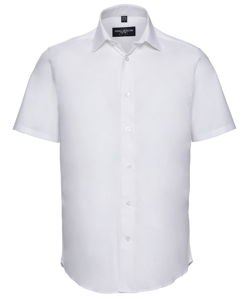 Shirt Russell Easycare Fitted S/S Mens