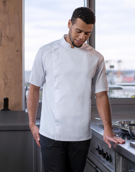 Karlowsky Mens Modern Look S/S Chef Jacket  