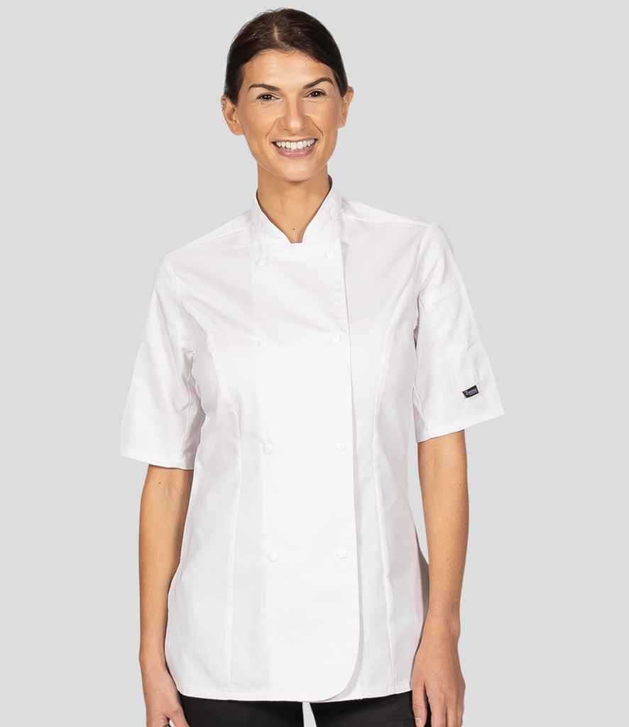 Dennys Ladies S/S Chef Jacket 