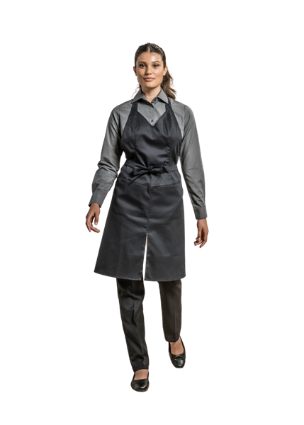 Chefs Apron Ladies Shiso Black