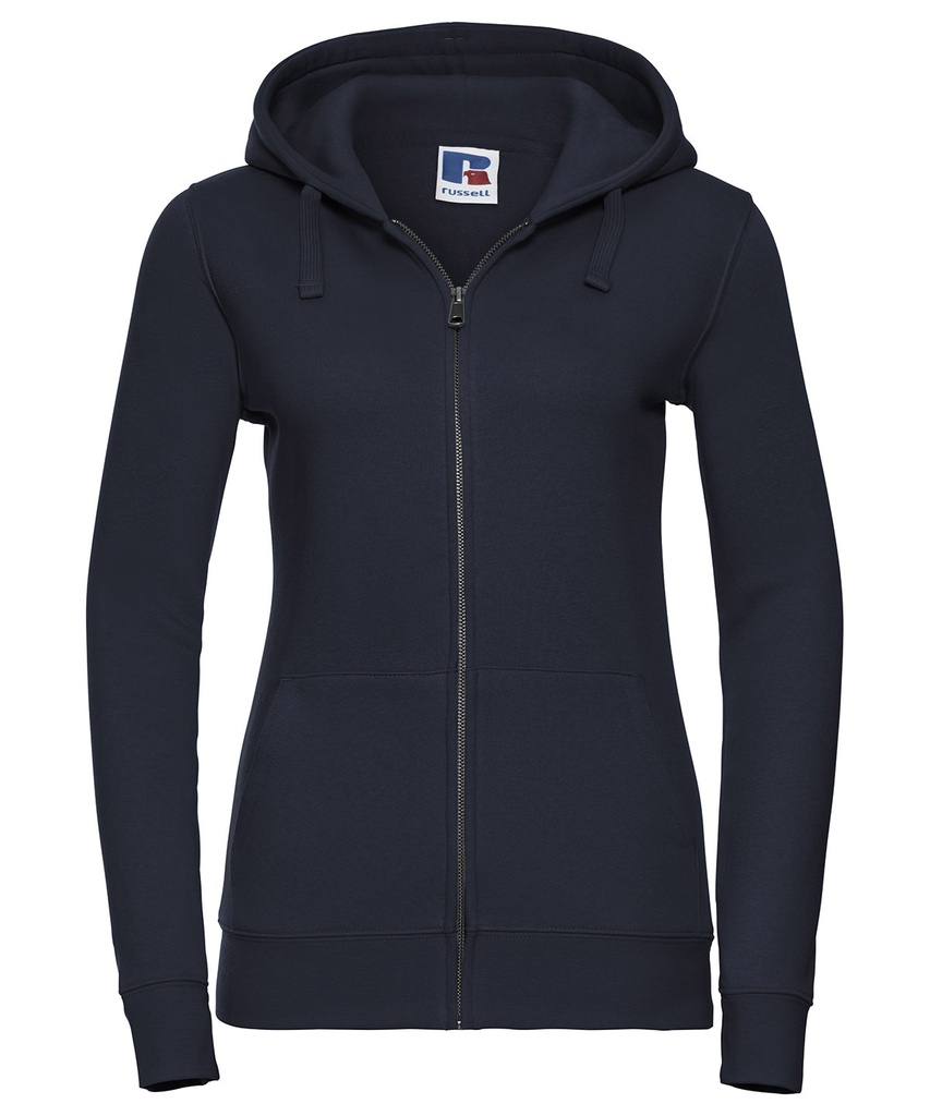 Hoodie Russell Authentic Zipped Hooded Ladies