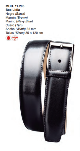 Belt Psm Leather Belt With Square Metal Buckle