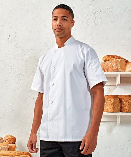 Premier Mens S/S Essential Chef Jacket 