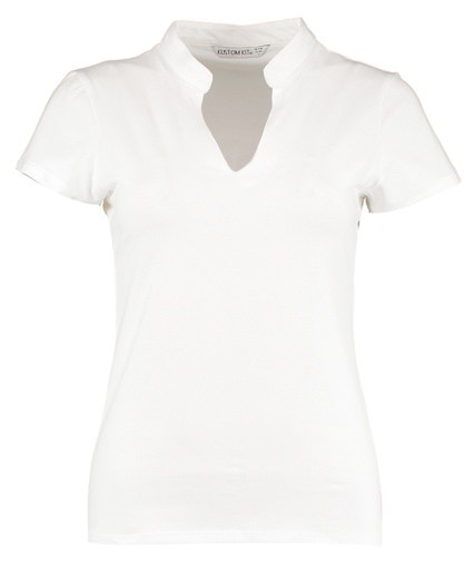 T-Shirt KK Mandarin collar S/S Ladies