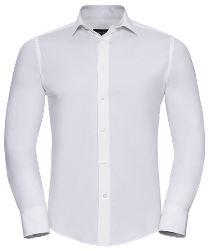 Shirt Russell Easycare Fitted L/S Mens