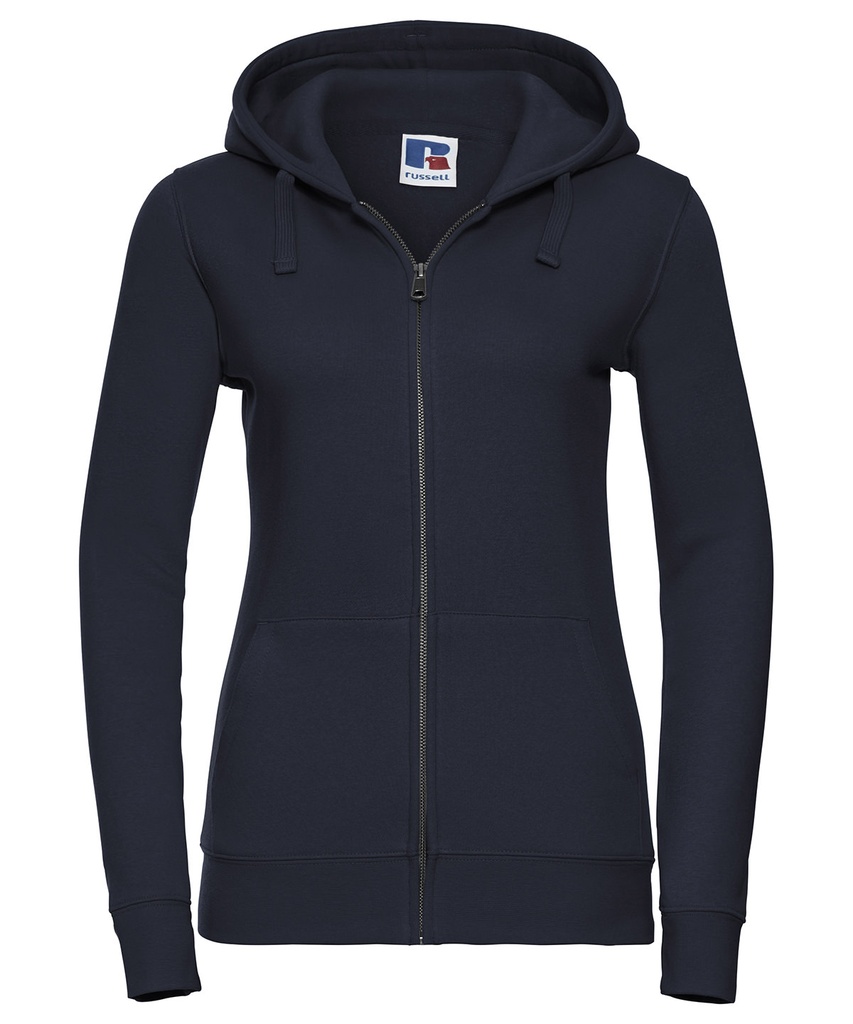 [R-266F-0] Hoodie Russell Authentic Zipped Hooded Ladies