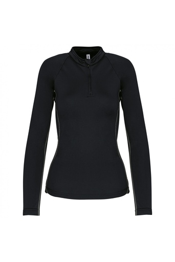 [PA336] Sweatshirt Half Zip Running Ladies